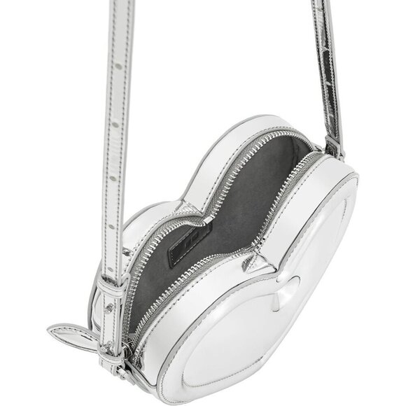 Women Sliver Arlene Heart Shaped Bag PU leather - Picture 4 of 4